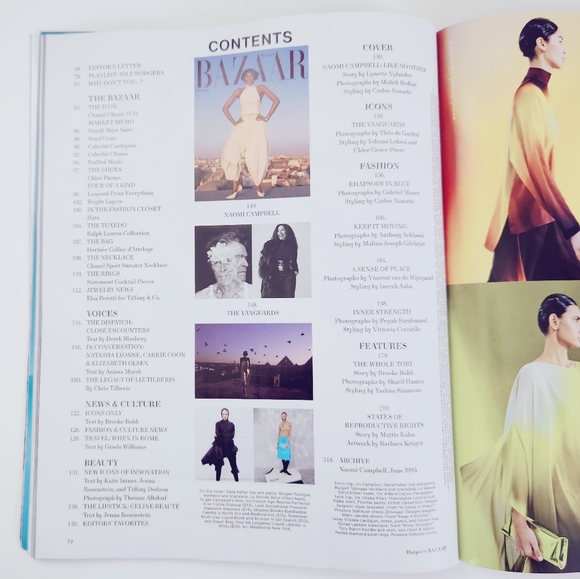 🍭7/$15 Harper's Bazaar Magazine September 2024 Naomi Campbell - Picture 2 of 4